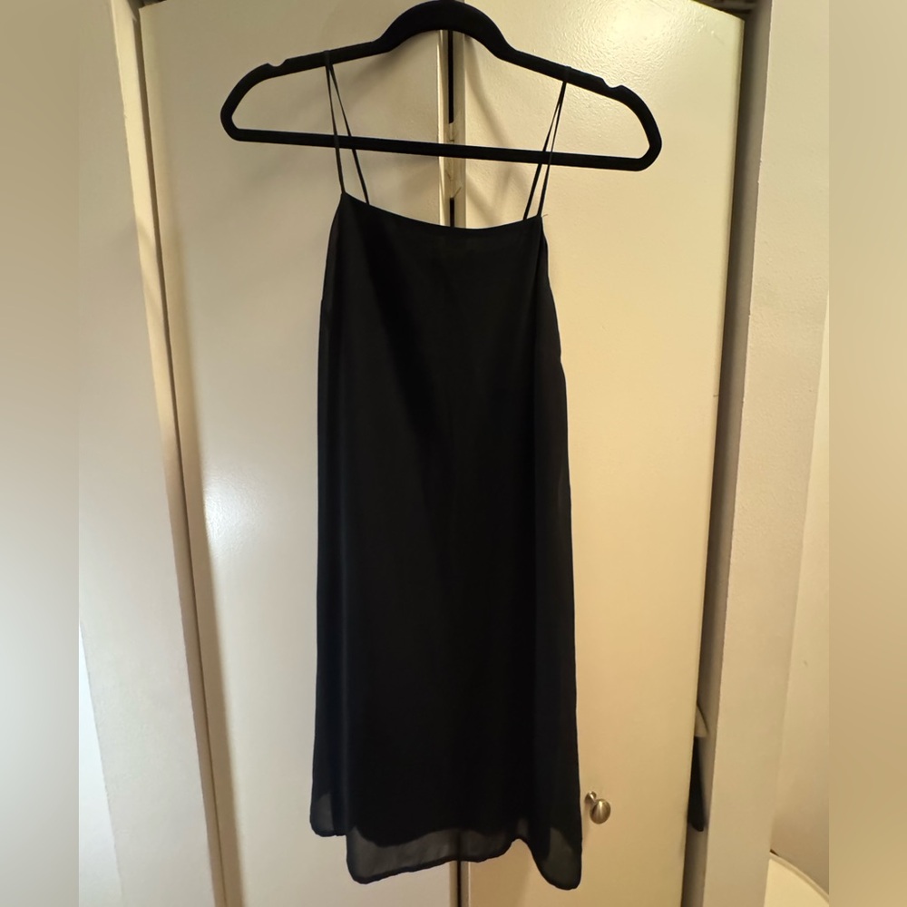 Maeve Black Slip Dress